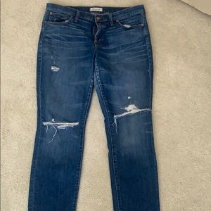 Madewell distresses Capri